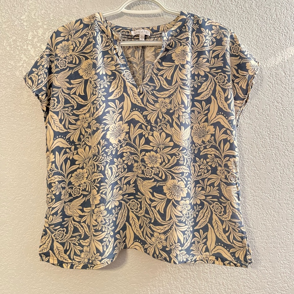 V neck blouse